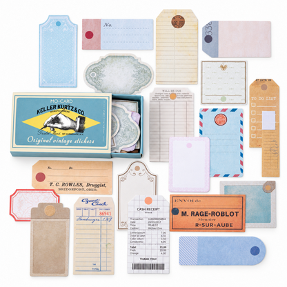 Vintage Label Boxed Stickers