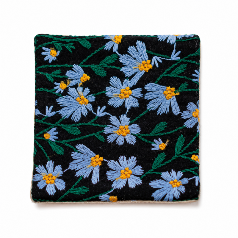 Patterned Fabric Pot Coasters