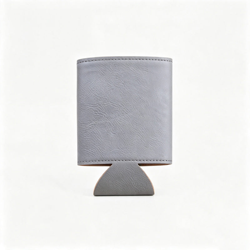 Snap Wrap Leather Cup Sleeve