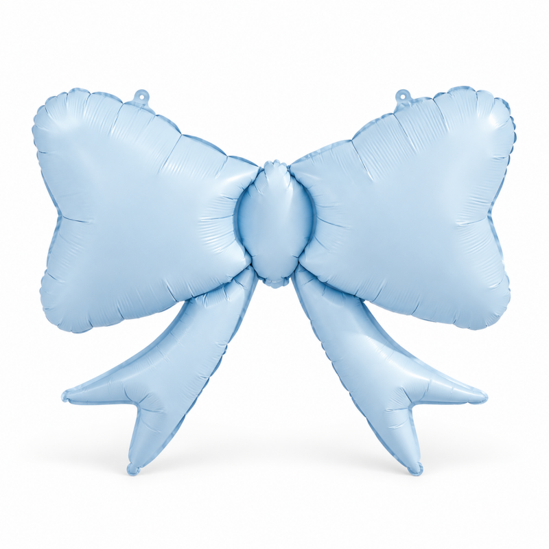 Pastel Bow Birthday Foil Balloon