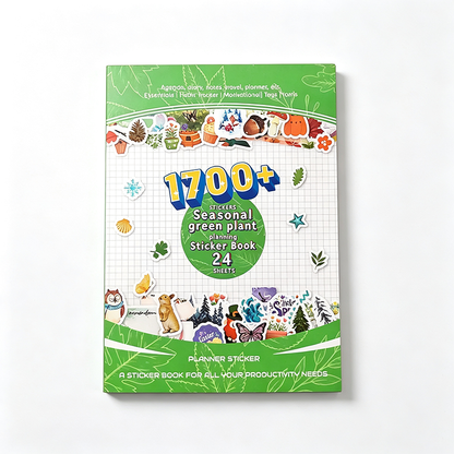 Aesthetic Planner Sticker Book – 24 Sheets, 1700+ Stickers
