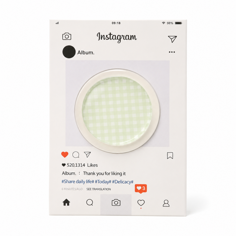 Gingham Magnetic Phone Grip