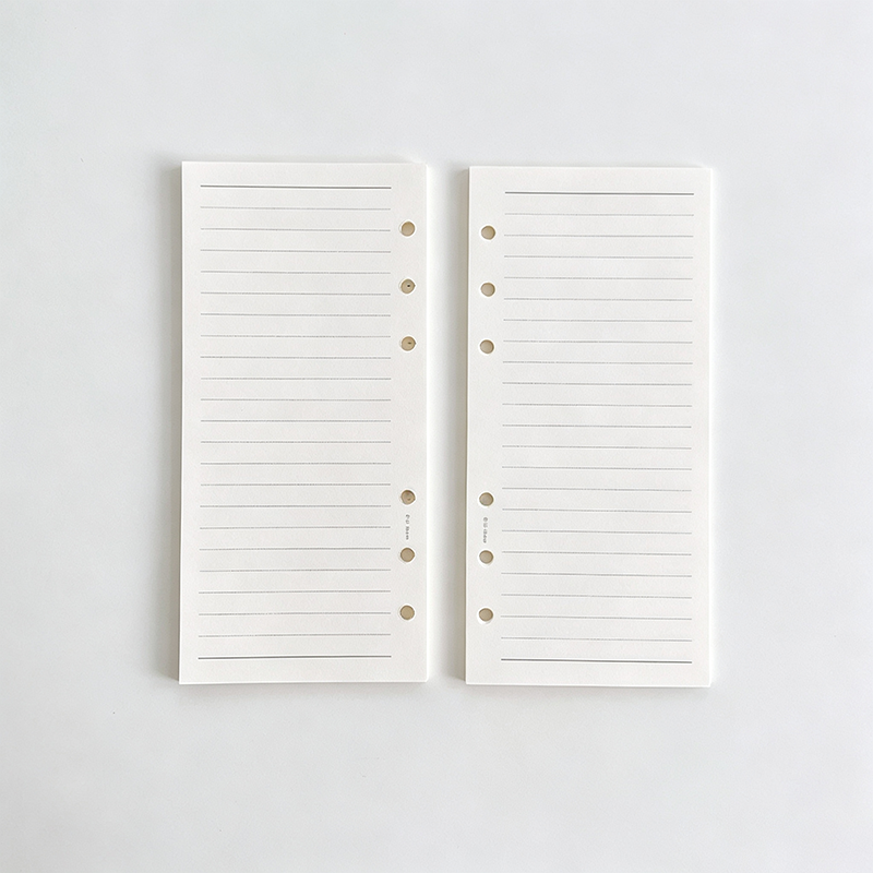 A6 Planner Binder Refill Paper