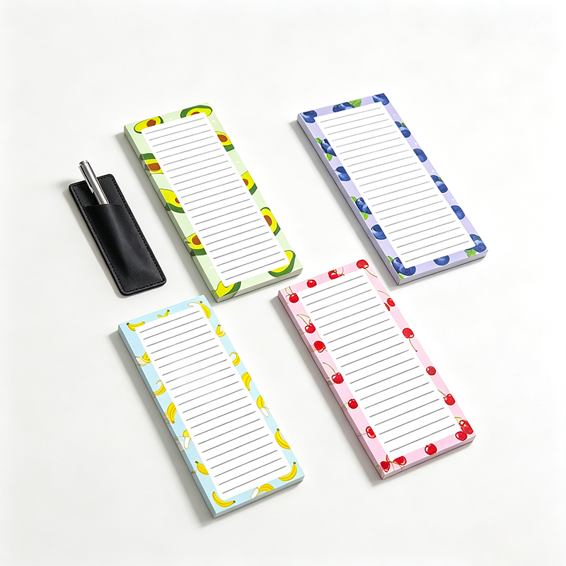 Fruit Floral Magnetic Memo Pad Set