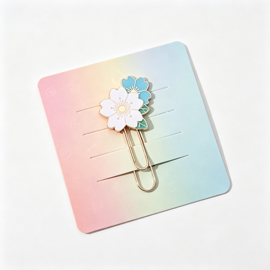 Cherry Blossom Paper Clip Set