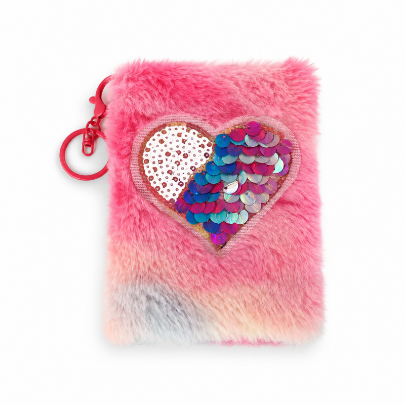 10 Cupcake Plush Keychain Notebook