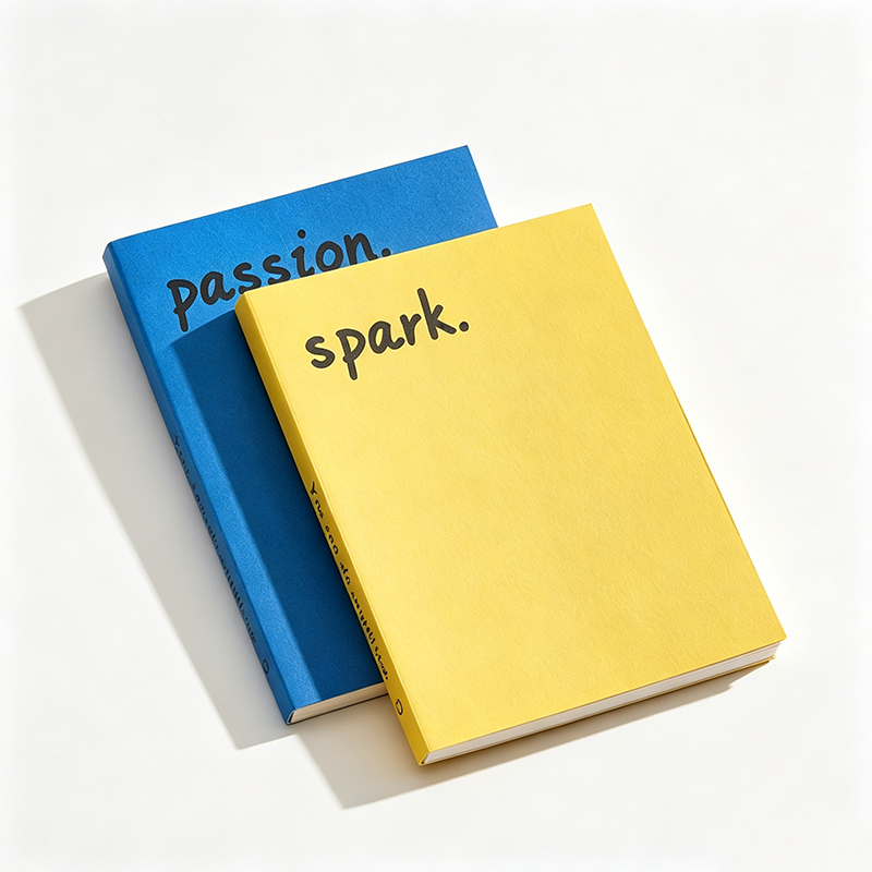 Colorful Bold Word Minimal Notebook