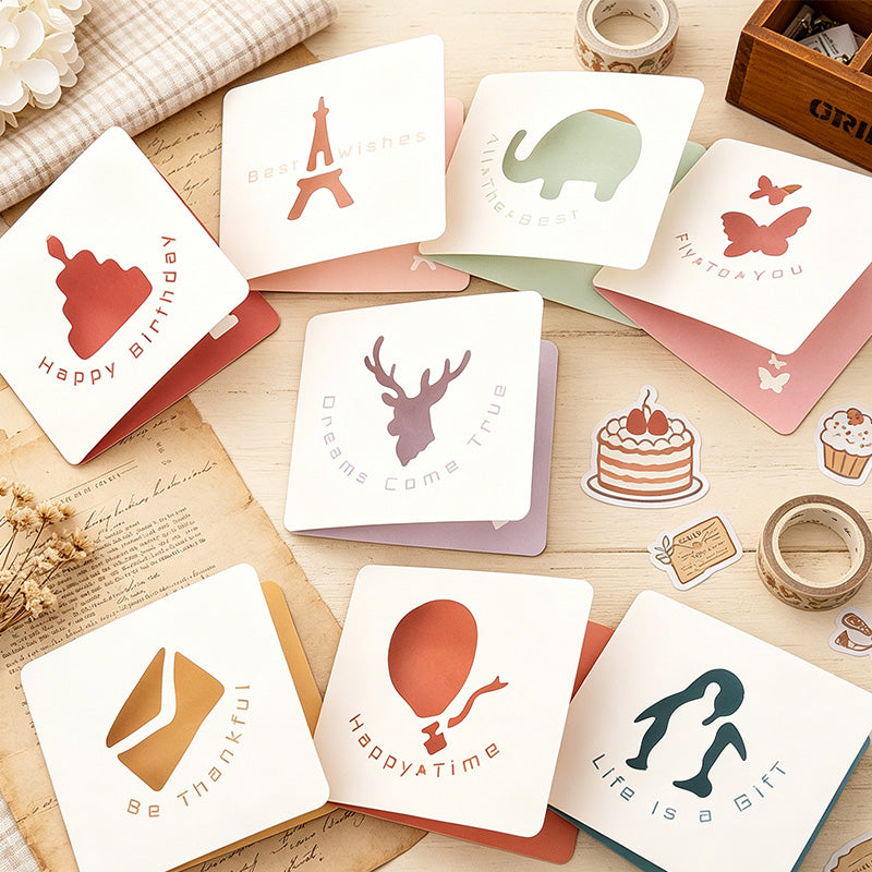 Minimalist Cutout Greeting Card