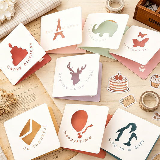 Minimalist Cutout Greeting Card
