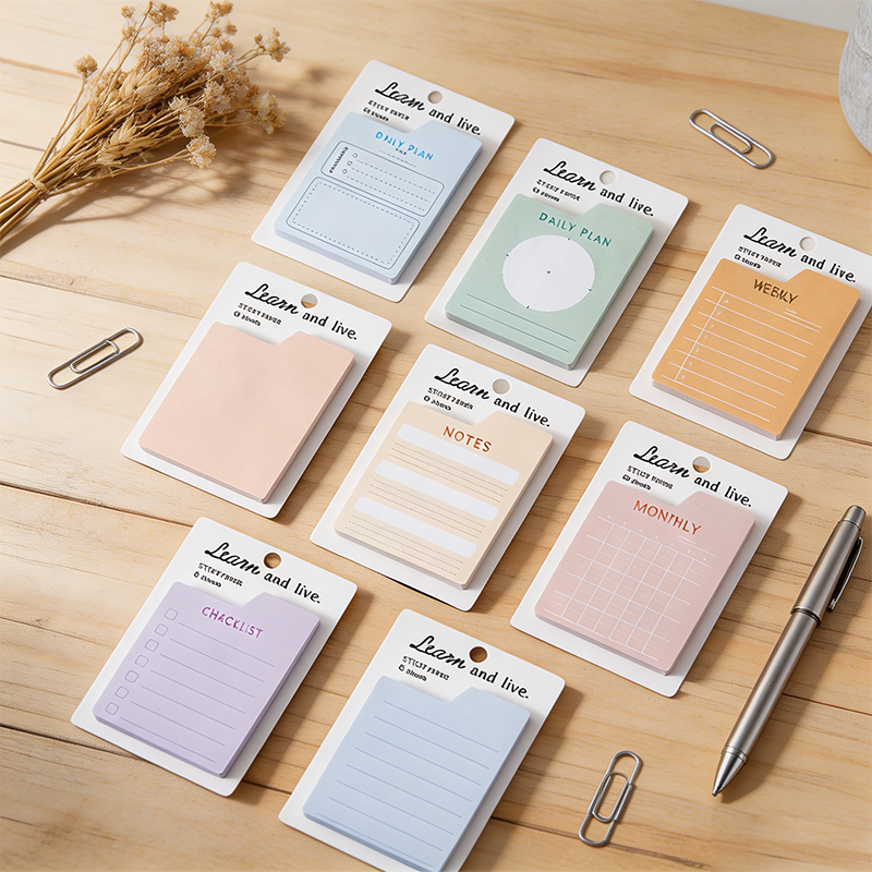 Pastel Daily Weekly Sticky Notes