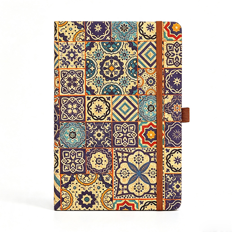 Artisan Pattern Cork Notebook