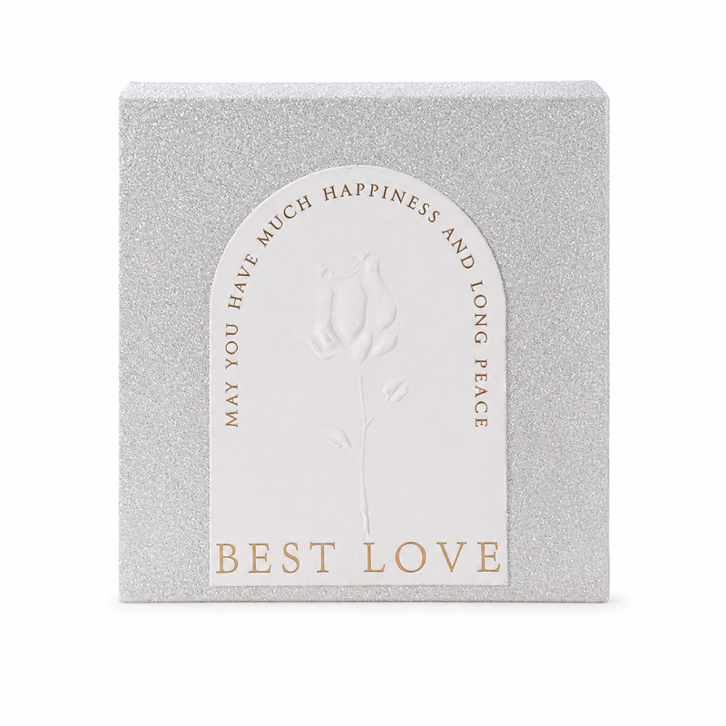 Embossed Square Jewelry Gift Box