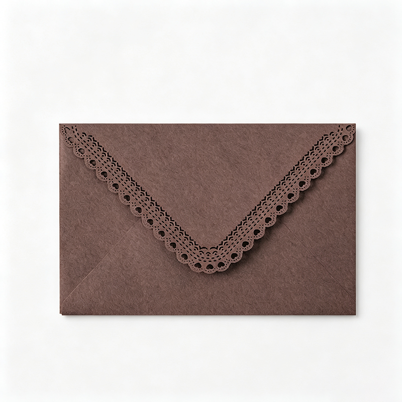 Lace Trim Color Envelopes