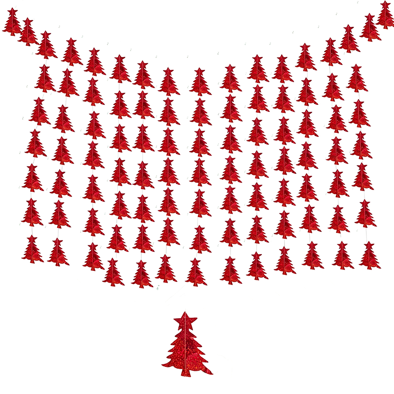 Christmas Hanging Swirl Decorations