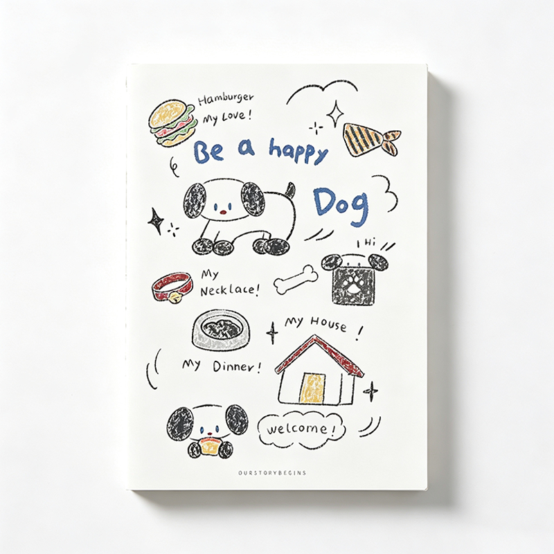 Floral Dog Bakery Bound Notebook