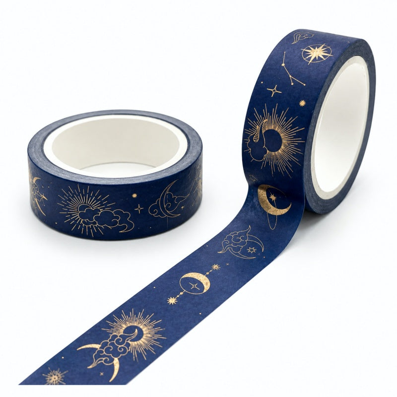 Vintage Gold Foil Washi Tape Roll