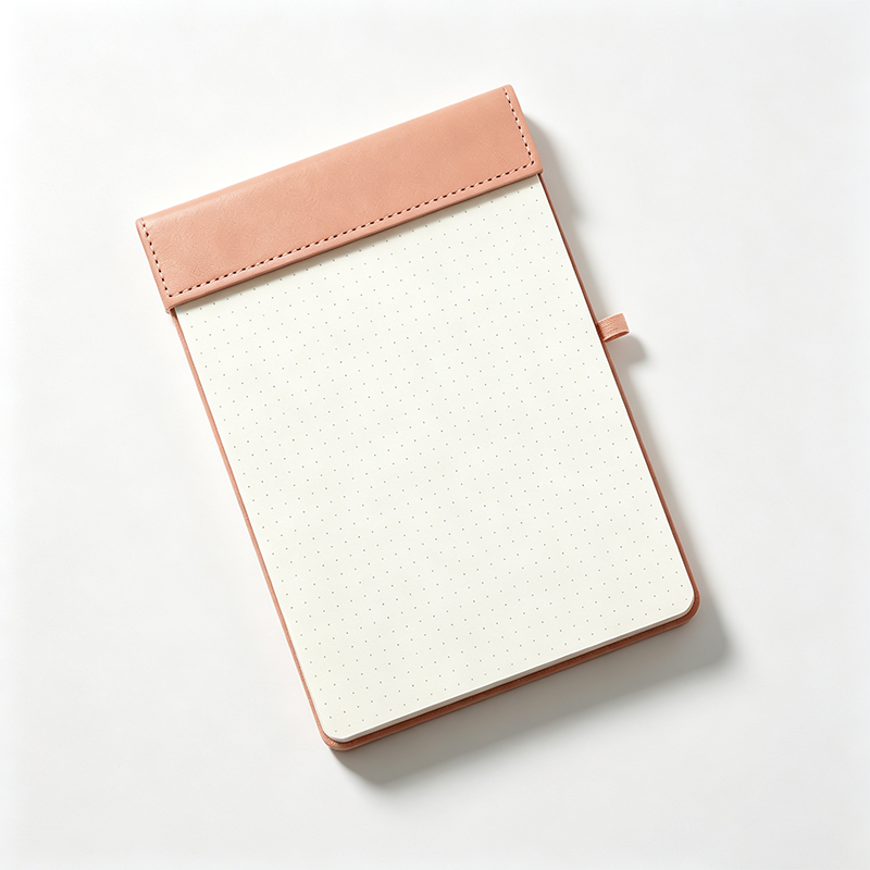 Faux Leather Tear-Off Notepad