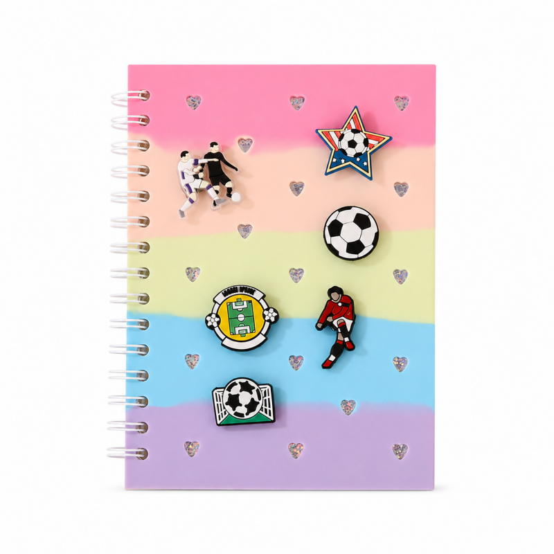 Charm Cover Spiral Notebook
