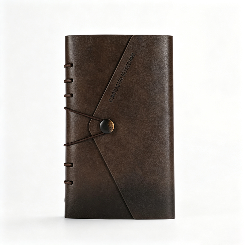 Retro Faux Leather Strap Journal