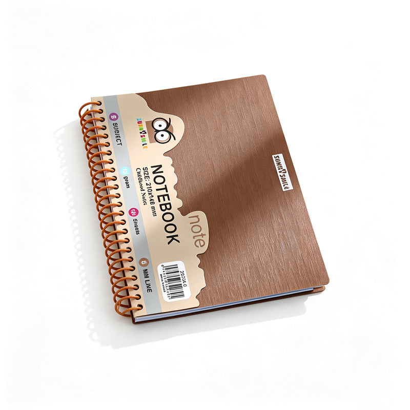 Color Divider Spiral Notebook
