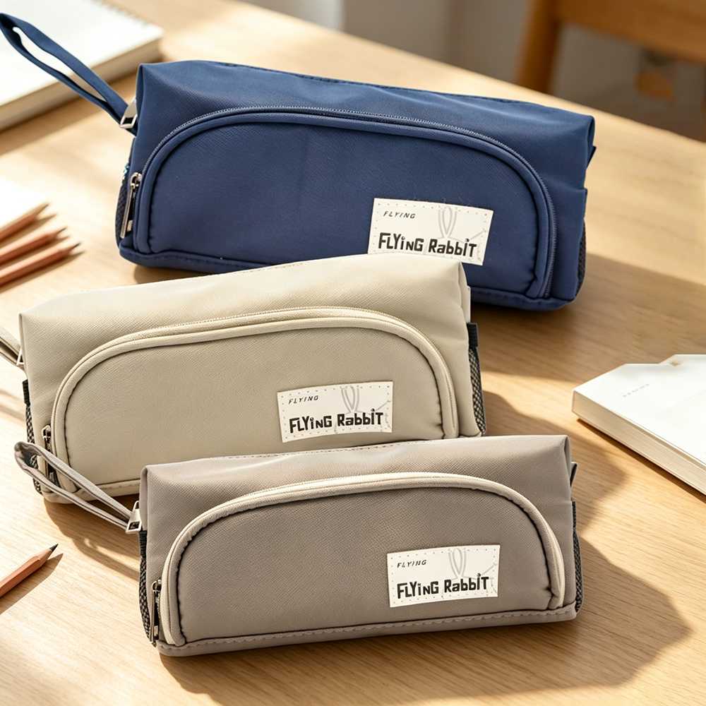 Multifunctional Handheld Canvas Pencil Pouch