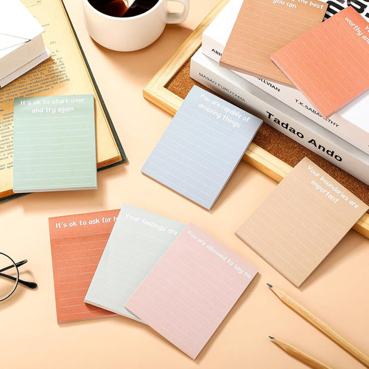 Mindful Color Block Sticky Notes