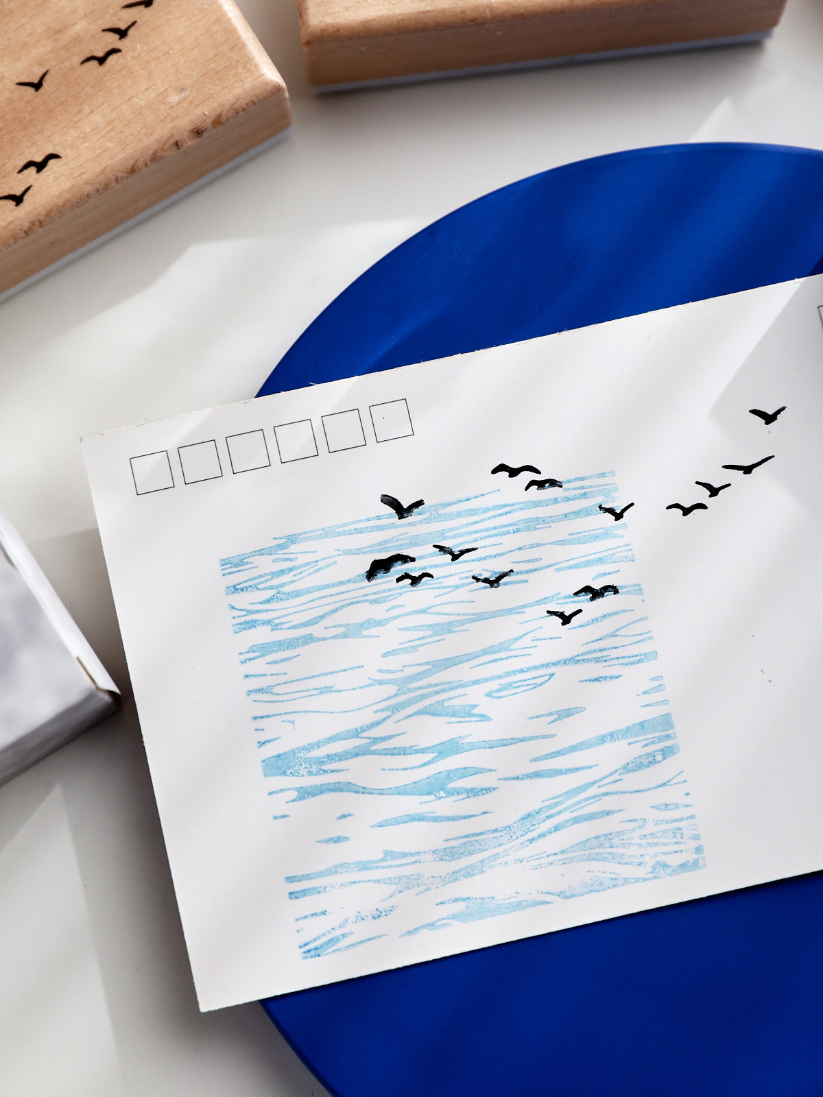 Sea Breeze Wooden Stamp Set