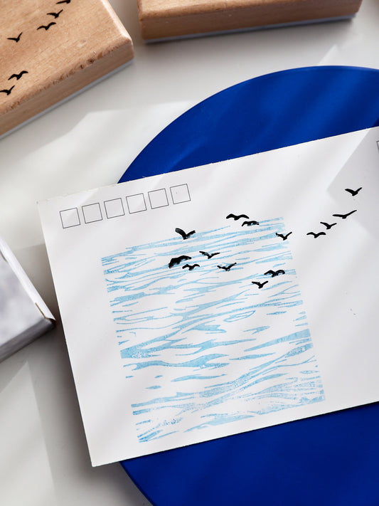 Sea Breeze Wooden Stamp Set