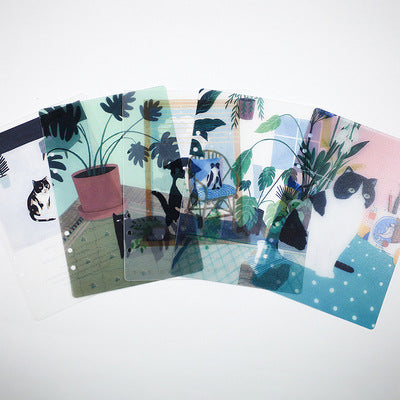 Personal Cozy Daily Transparent Planner Divider 5PCS Set