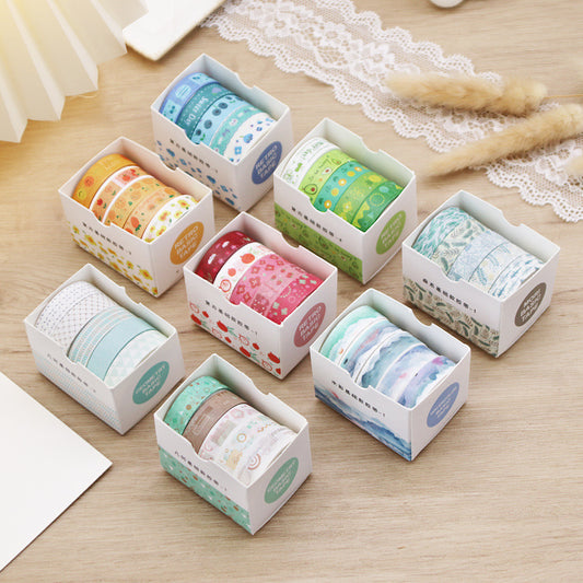 Vintage Color Label Sticker Roll