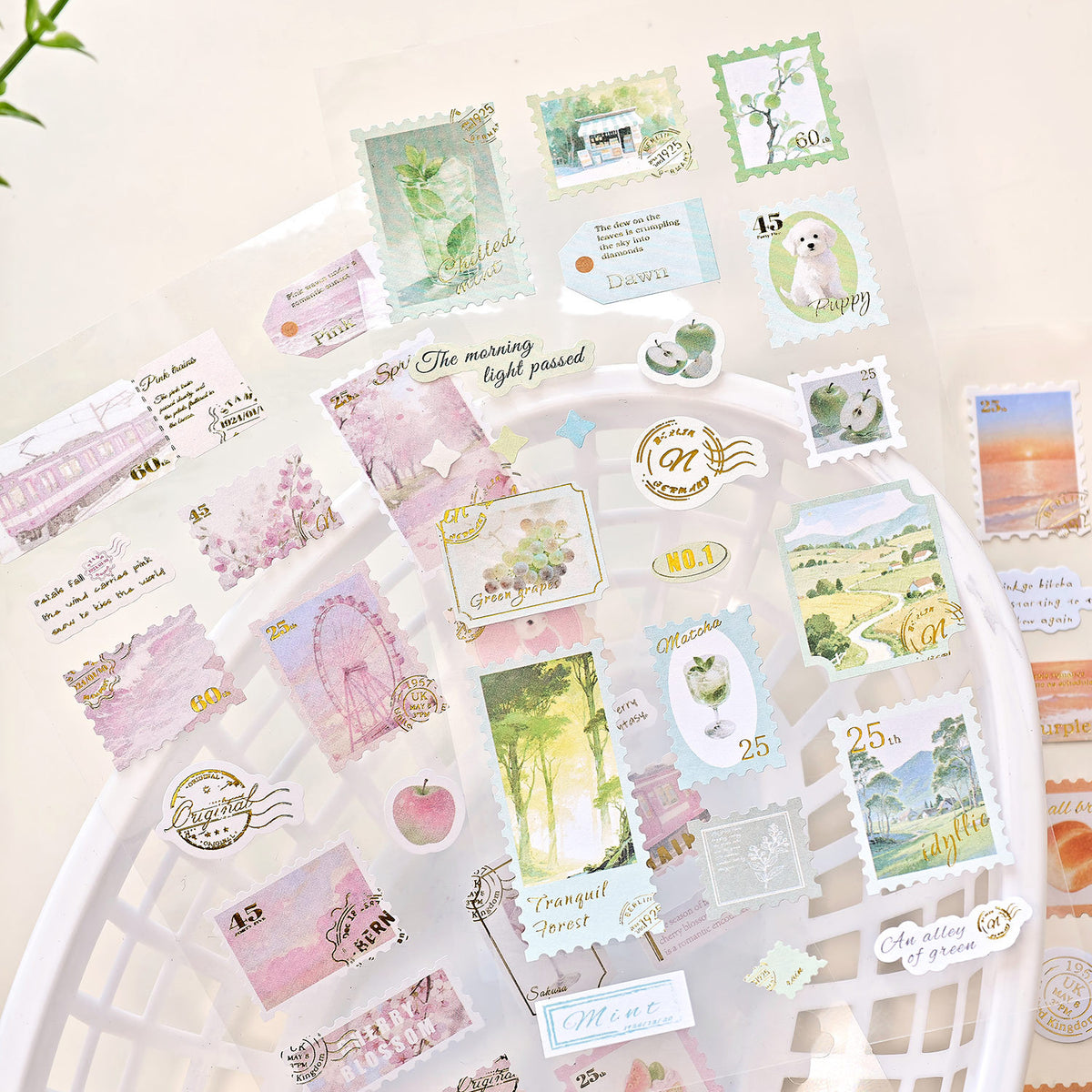 Fog City Postage Stamp Stickers