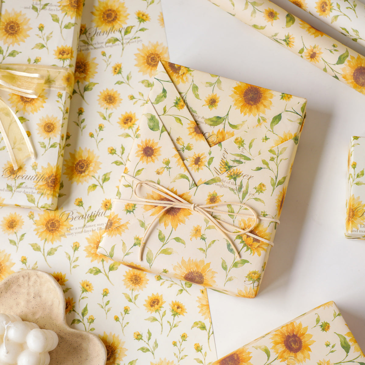 Sunflower Wrapping Paper