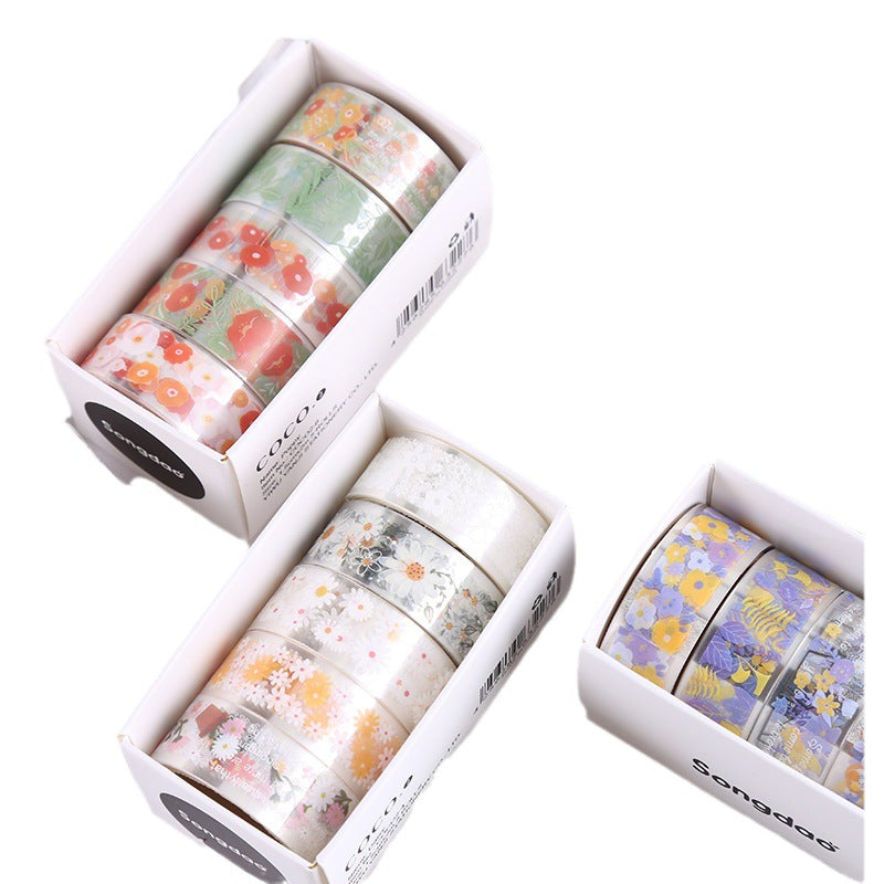 Flower Whisper PET Deco Tape Set