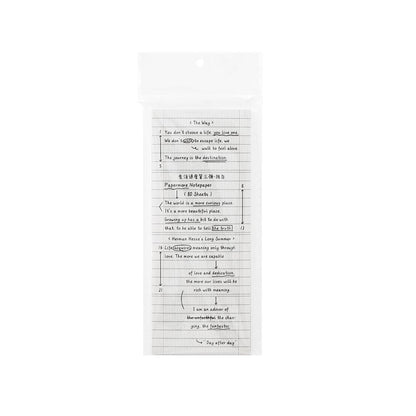 Minimalist Slender Grid Habit Tracker Memo Pad