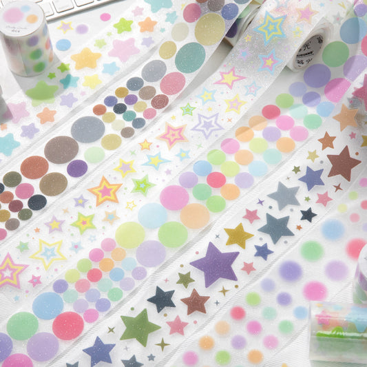 Twilight Star PET Glitter Tape