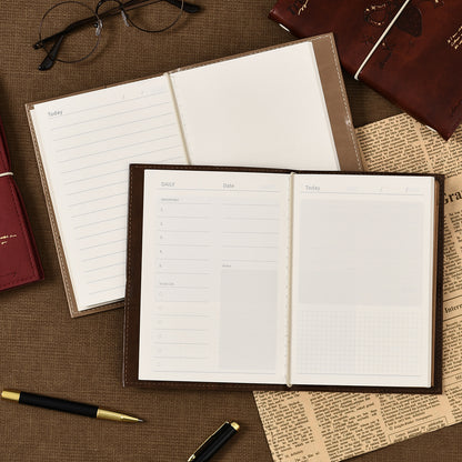 Gold Foil Strawberry Leatherette Notebook-Set of 4