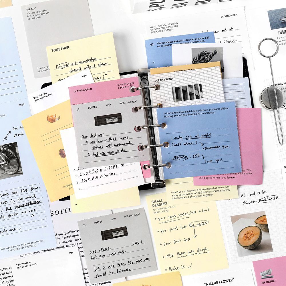 Memory Record Collage Paper Set