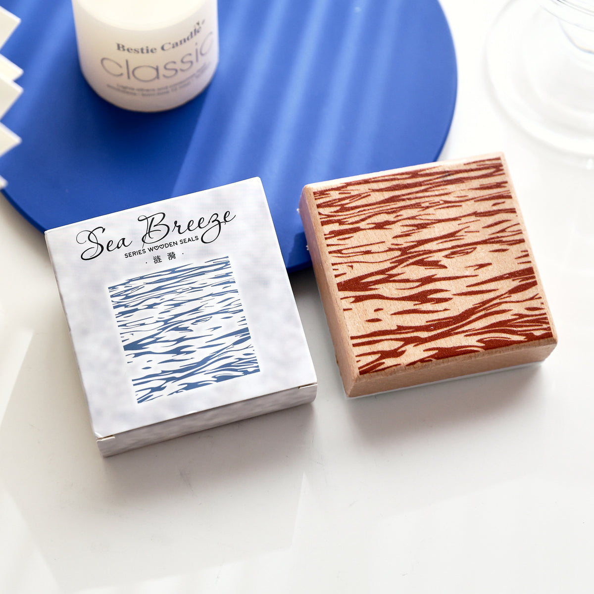 Sea Breeze Wooden Stamp Set