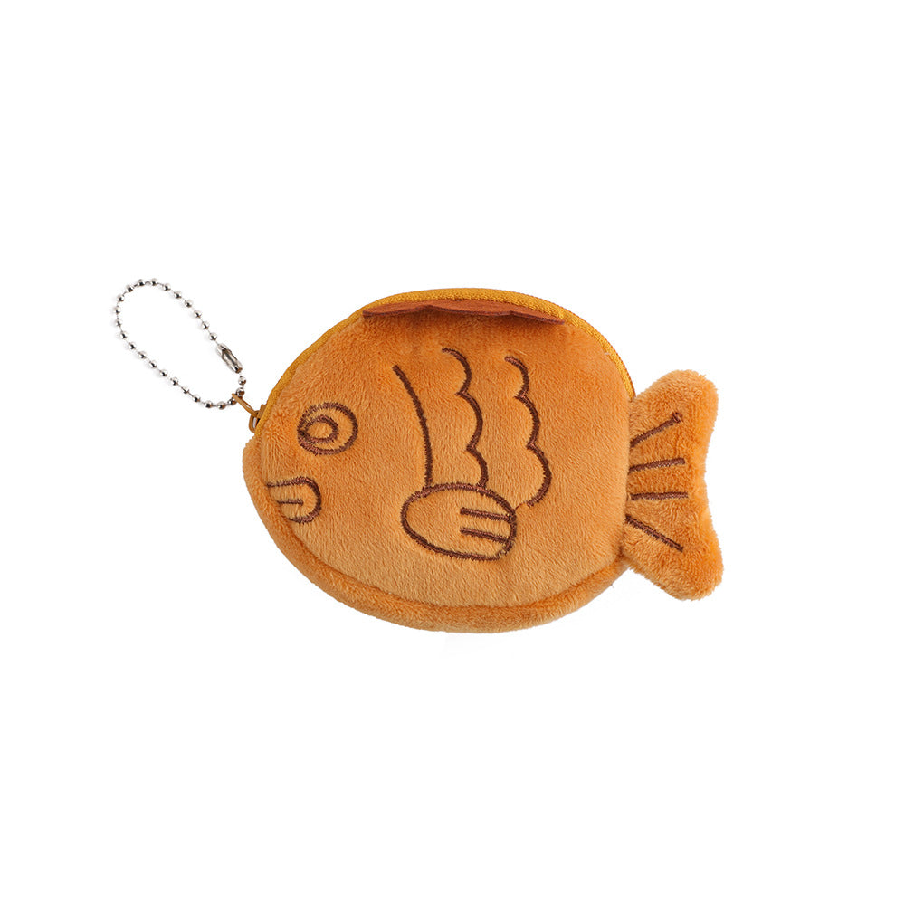Taiyaki Fish Plush Coin Purse