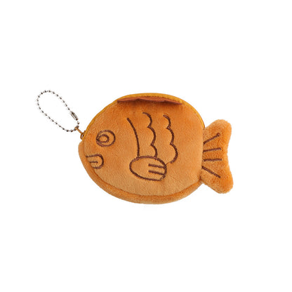 Taiyaki Fish Plush Coin Purse