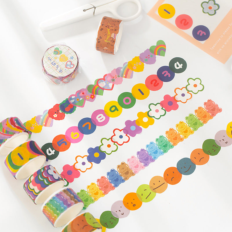 Soft Chirp Die-Cut Washi Tape Roll