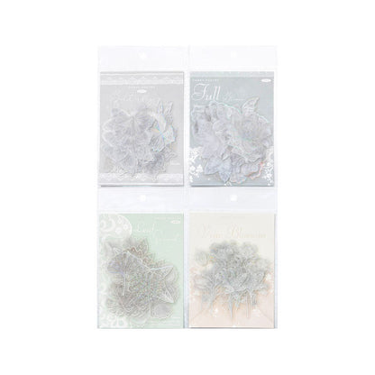 Blossom Silver-Foil PET Sticker Pack