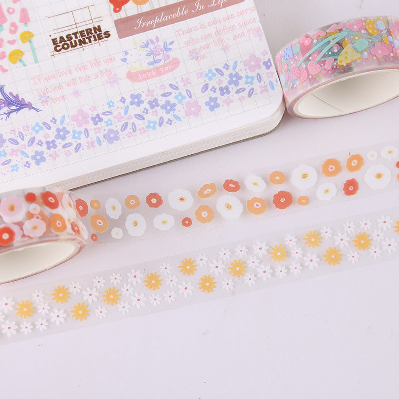 Flower Whisper PET Deco Tape Set