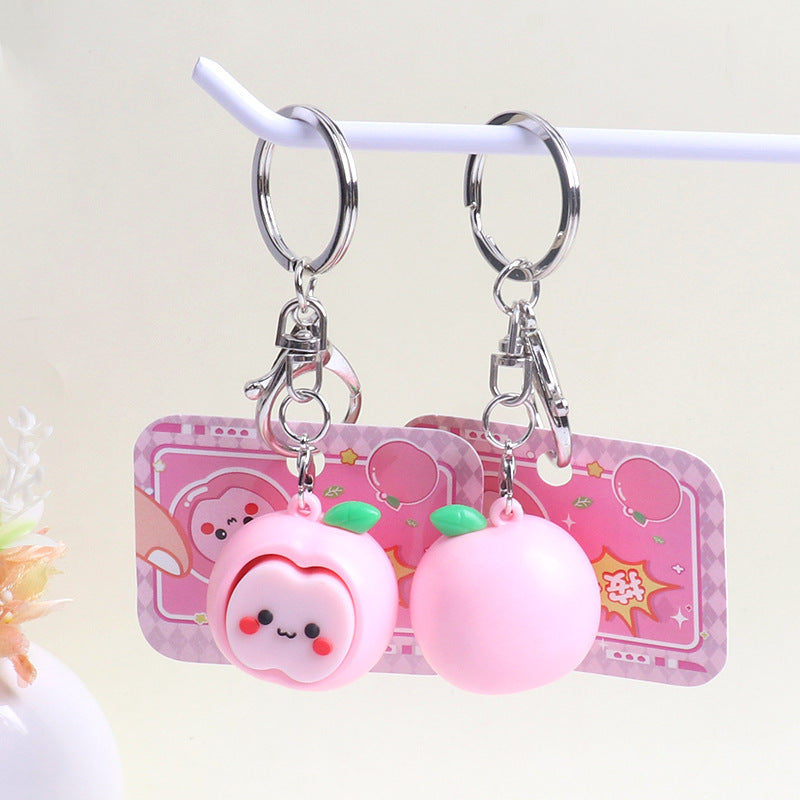 Mini Apple Squeeze Keychain
