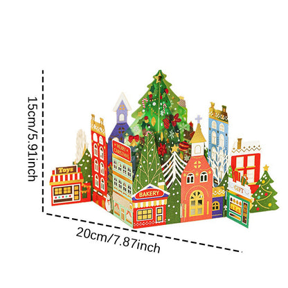 3D Pop-Up Christmas Cards with Gold Foil