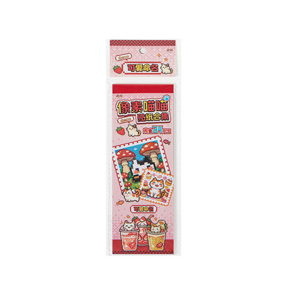 Pixel Cat Deco Sticker Booklet