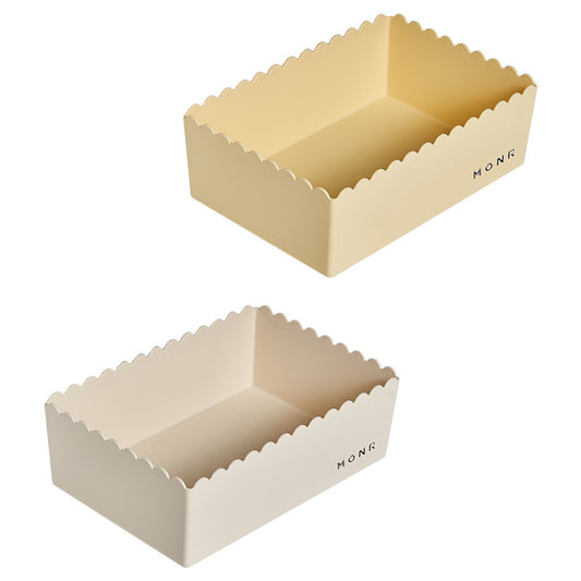 Scalloped Open Storage Tray