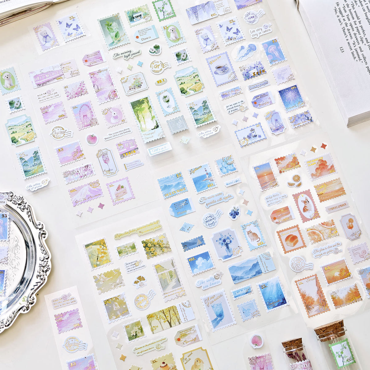 Fog City Postage Stamp Stickers