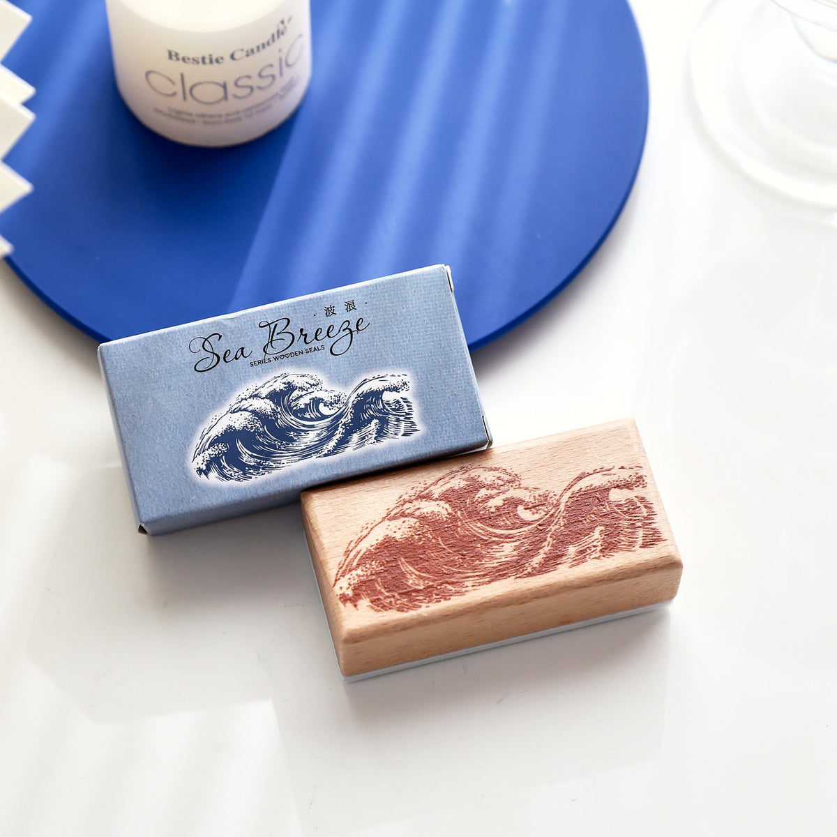 Sea Breeze Wooden Stamp Set