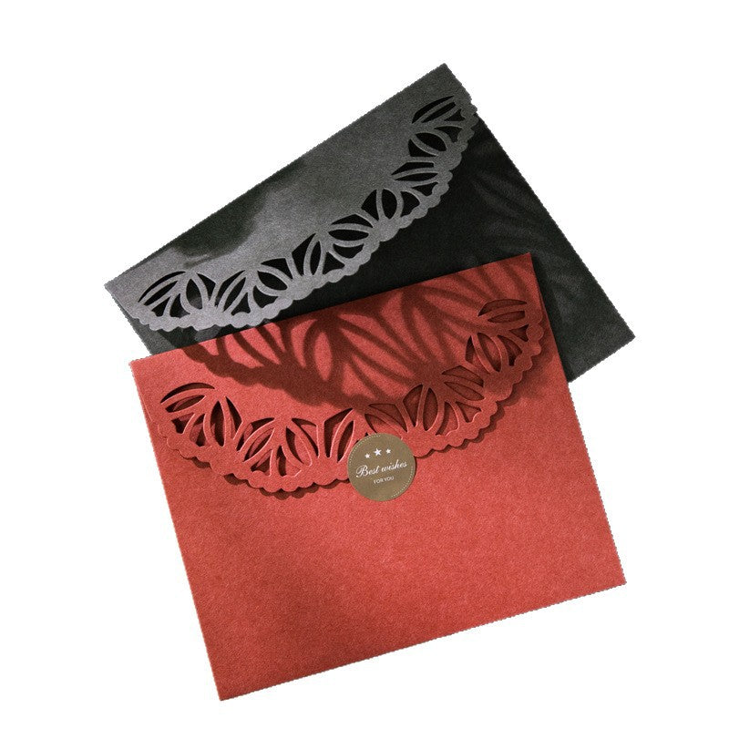 Laser Cut Floral Greeting Card